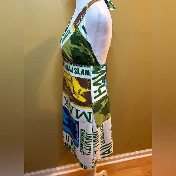 Rare Vintage Surfer Line - Surfer Line Hawaii Halter Dress - Picture 4 of 8